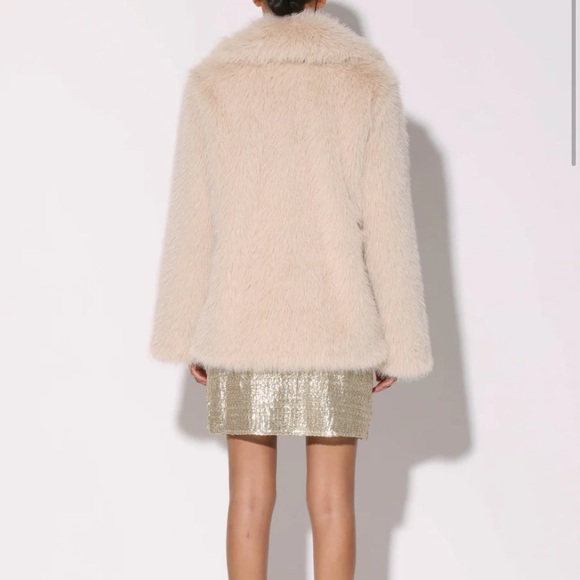 Anthropologie Walter Baker Marissa Faux Fur Coat - Picture 5 of 5